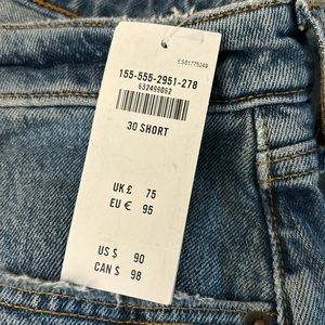 Abercrombie wide leg jeans size 10 short